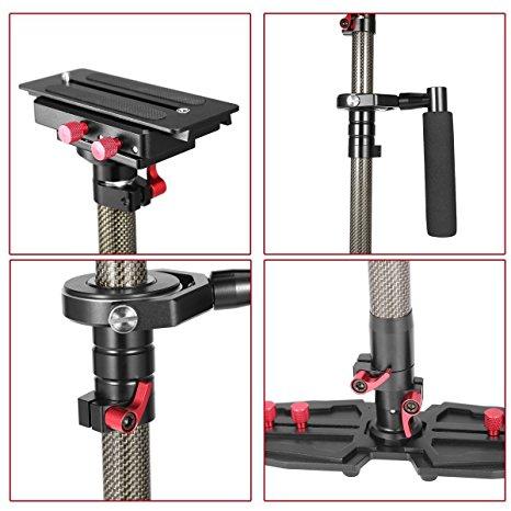 HD2000 Carbon Fiber Stabilizer Glide Handheld for DSLR Cameras
