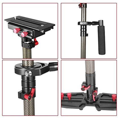 HD2000 Carbon Fiber Stabilizer Glide Handheld for DSLR Cameras