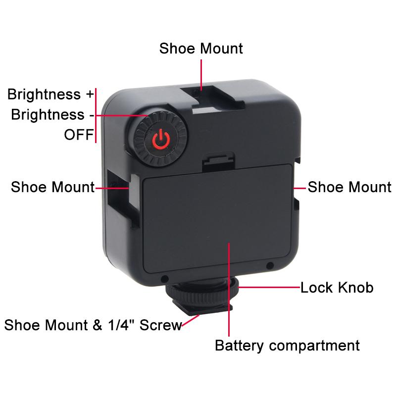 LED Video Light WS-49 for Photography Studio Videography WS49