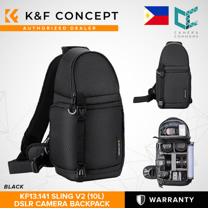K&F Concept Sling V2 Beta Series Camera Sling Bag Black 10L KF13.141