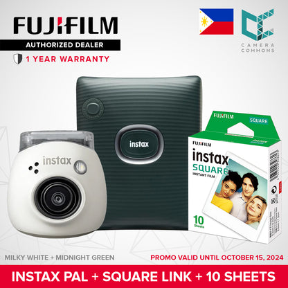 FUJIFILM Instax Pal Digital Camera Only with Detachable Ring Wide Angle Small Tiny Size Bluetooth to App