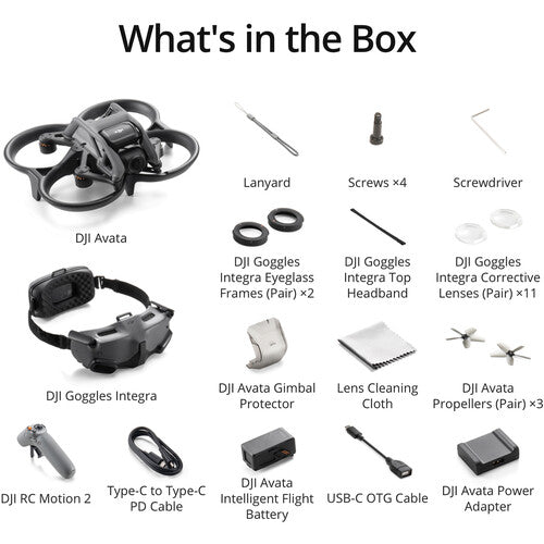 DJI Avata Explorer Combo FPV Drone with Goggles Integra