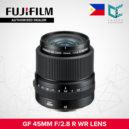 FUJIFILM GF 45mm f/2.8 R WR Lens GF45mm Mirrorless Lens