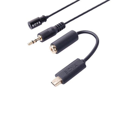 Boya BY-LM20 Lavalier Clip-on Omnidirectional Microphone for GoPro