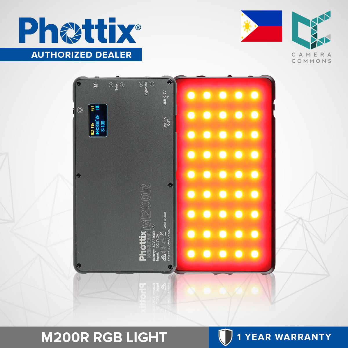 Phottix M200R RGB Light PH81419