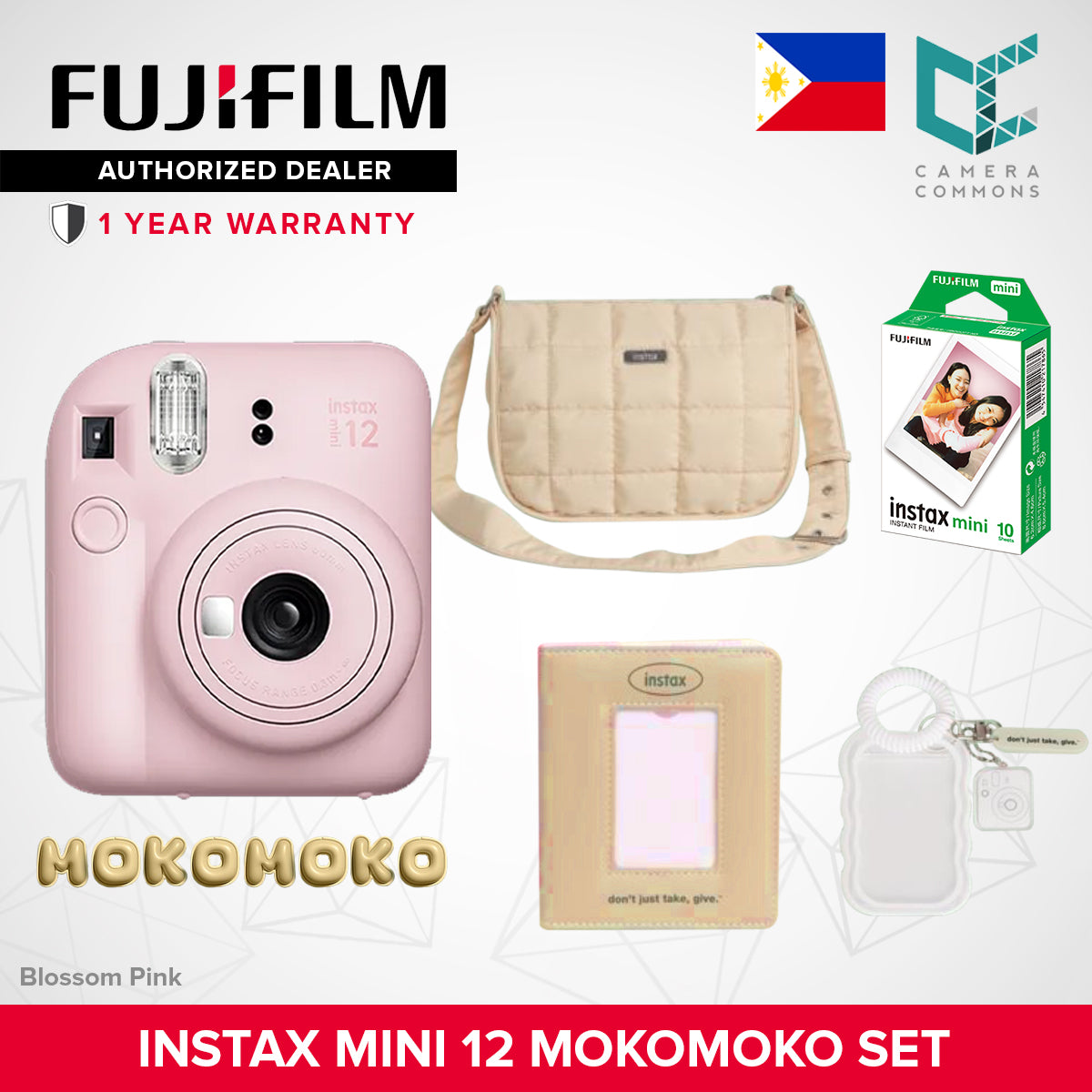 FUJIFILM Instax Mini 12 Instant Camera OFFICIAL Fujifilm PH 1 Year Local Warranty