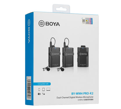 BOYA BY-WM4 Pro-K2 Digital Wireless Microphone Audio Equipment
