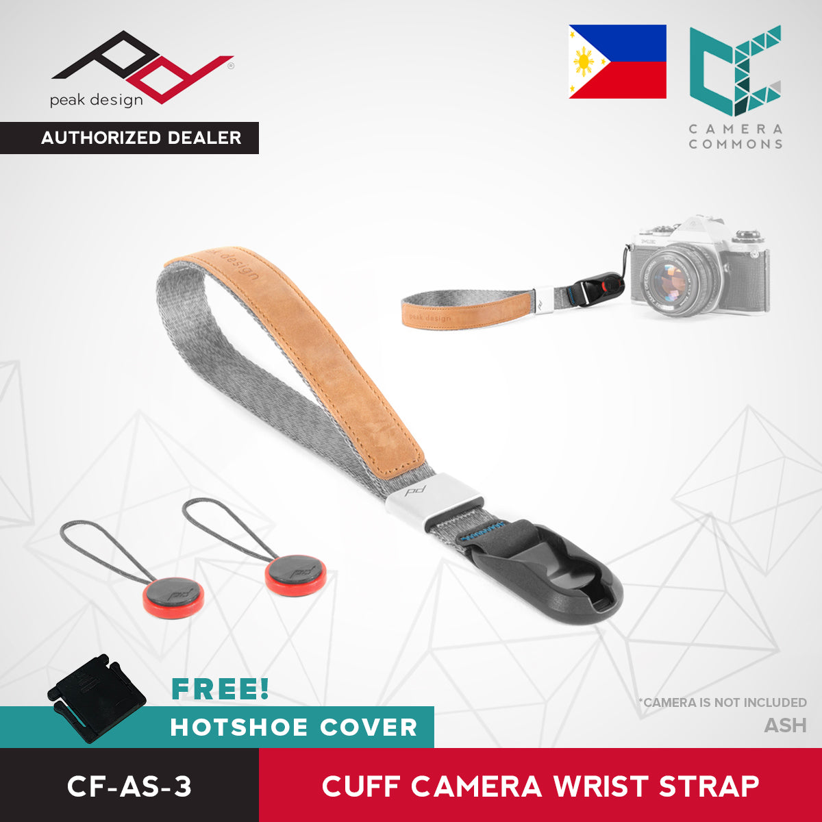 Peak Design Cuff Camera Wrist Strap Ash Black Midnight Sage Coyote