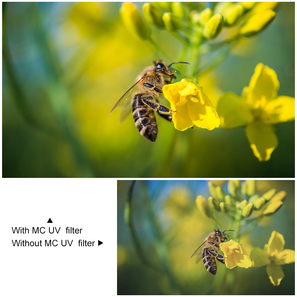 CLEARANCE KF FILTER UV FILTER, SLIM BLUE MULTICOATED 62MM