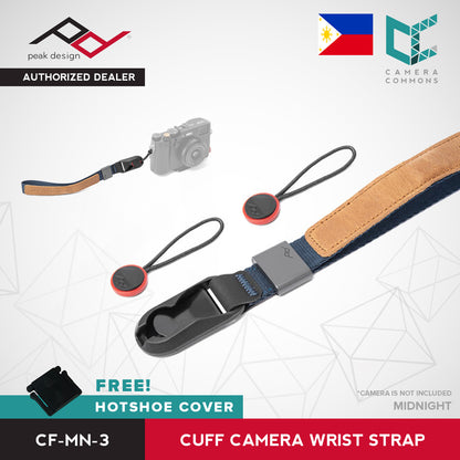 Peak Design Cuff Camera Wrist Strap Ash Black Midnight Sage Coyote