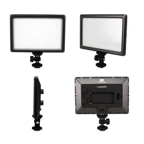 LuxPad22 Pro Ultra Thin 112 LED Camera Video Light Pad for Studio Photography Lighting Vlog LuxPad