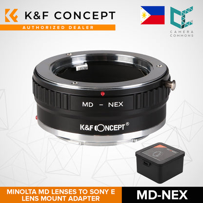 K&F Concept Minolta MD MC Lenses to Sony E Mount Camera Adapter MD-NEX