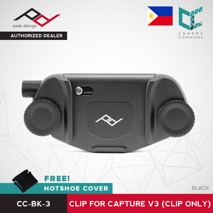 Peak Design Clip for Capture v3 Black Silver