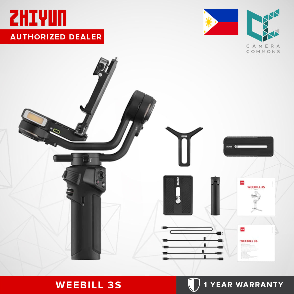 Zhiyun WEEBILL 3 3S Standard or Combo Gimbal Stabilizer for DSLR Cameras Videography Vlog Film