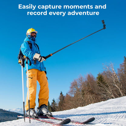 K&F Concept MS04 62'' 1.58m Phone Tripod Selfie Stick with Bluetooth Remote Control + GoPro Adapter