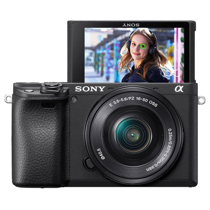 Sony Alpha a6400 Mirrorless Digital Camera with 16-50mm Lens ILCE-6400L B Kit