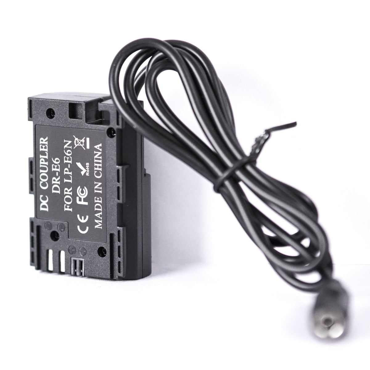 STUDIOMATE Dummy Battery LP-E6 with USB Cable for Canon Cameras E6