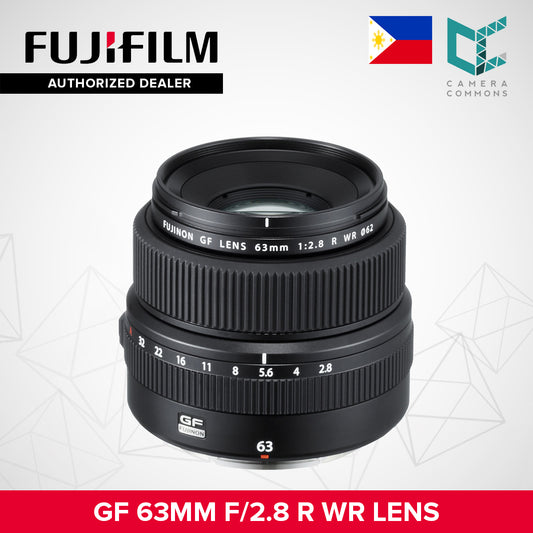 FUJIFILM GF 63mm f/2.8 R WR Lens GF63mm Mirrorless Lens
