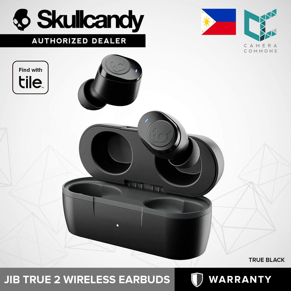 SkullCandy Jib True 2 Wireless Earbuds Bluetooth Water Resistant Earbud Find With Tile