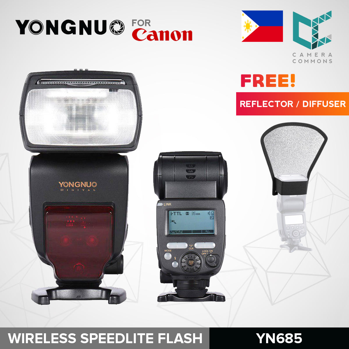 Yongnuo YN685 GN60 2.4G System ETTL HSS Wireless Flash Speedlite for Canon