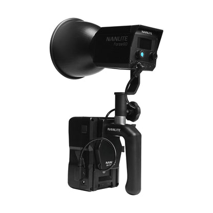 Nanlite V-Mount Battery Grip Handle for Forza 60 Studio Light BH-FZ60-V