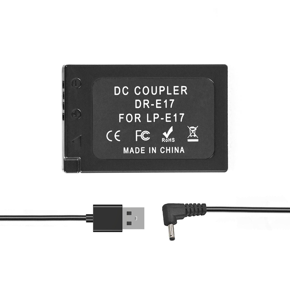 CLEARANCE Studiomate DC COUPLER DR-E18 FOR LPE17 Dummy Battery USB Camera Accessories