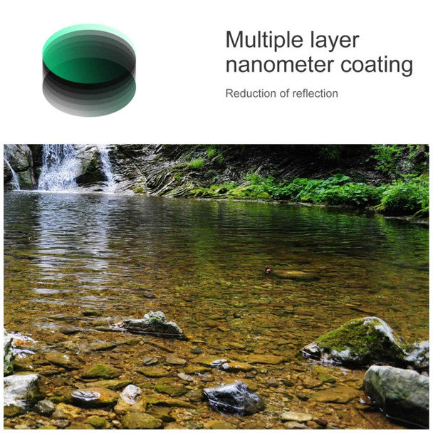 CLEARANCE K&F Concept MC CPL Filter Slim Green Multi Coated Optical Glass 37mm-82mm A Series