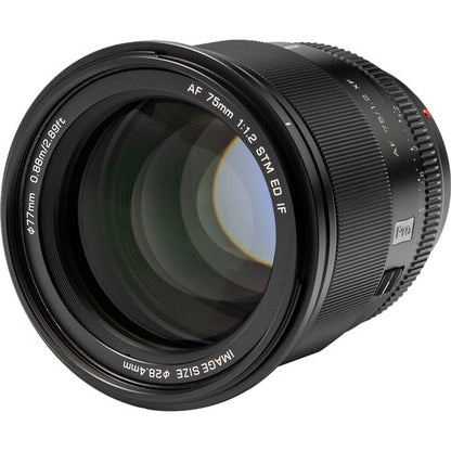 CLEARANCE Viltrox 75mm f/1.2 AF Pro Lens for Fujifilm X-Mount Mirrorless Cameras Ultra-Wide APSC