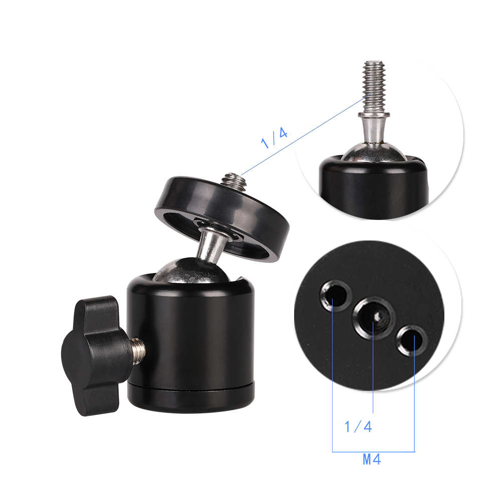 STUDIOMATE Mini Ballhead Type A for Tripod Ball Head Studio Equipment