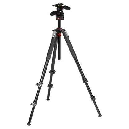 Manfrotto MT055XPRO3-3W Aluminum Tripod with 3-Way Pan/Tilt Head