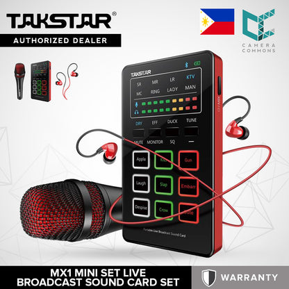 CLEARANCE Takstar MX1 Mini Set Sound Card