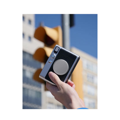 Lens Cap Protective Cover Silver for Fujifilm Instax Mini Evo Hybrid Camera Instant Accessories