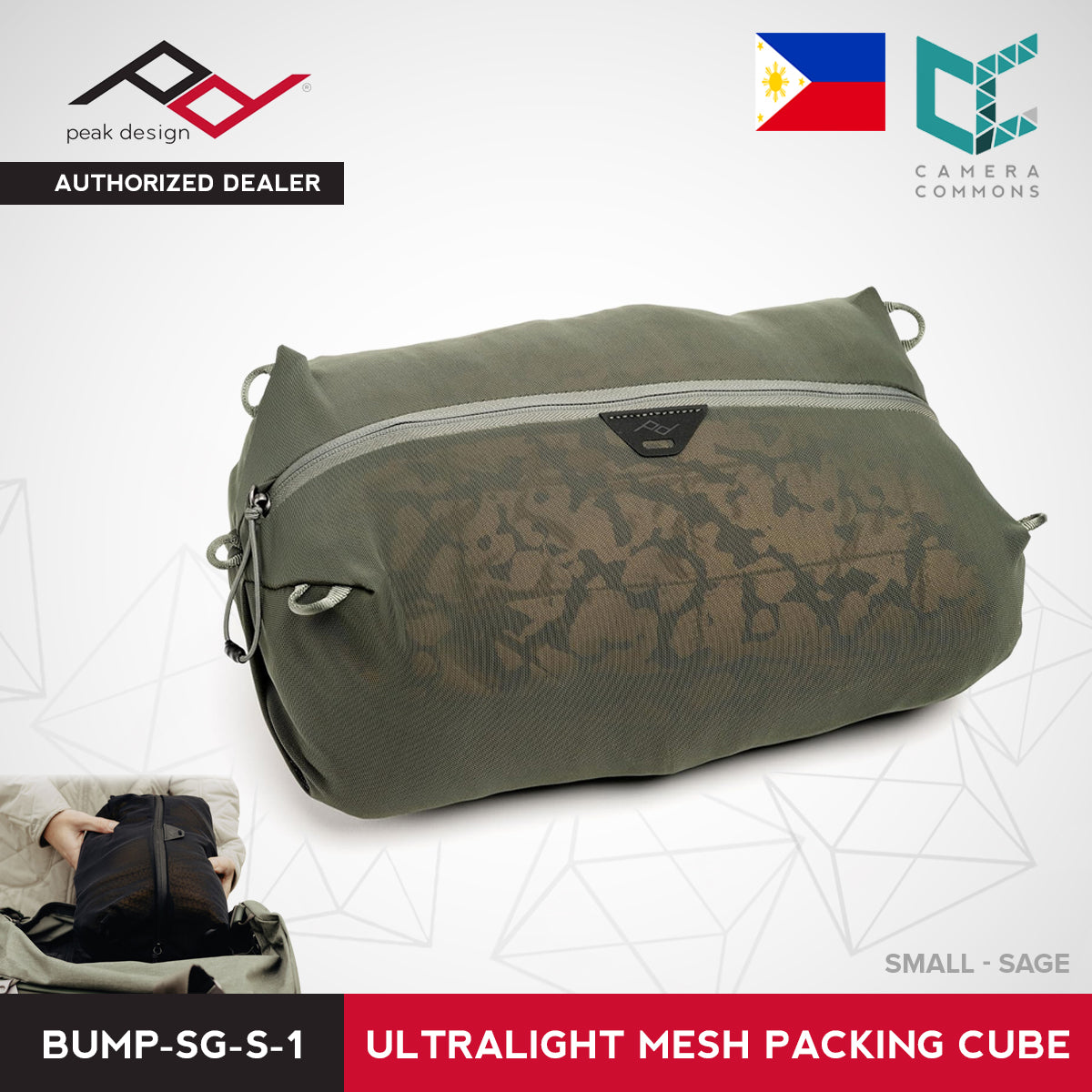 Peak Design Ultra Light Mesh Packing Cube for Quick and Efficient Packing Travelling