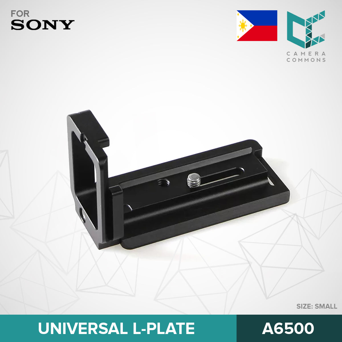 CLEARANCE A6500 Small Universal L-Plate Bracket Quick Release Vertical Plate