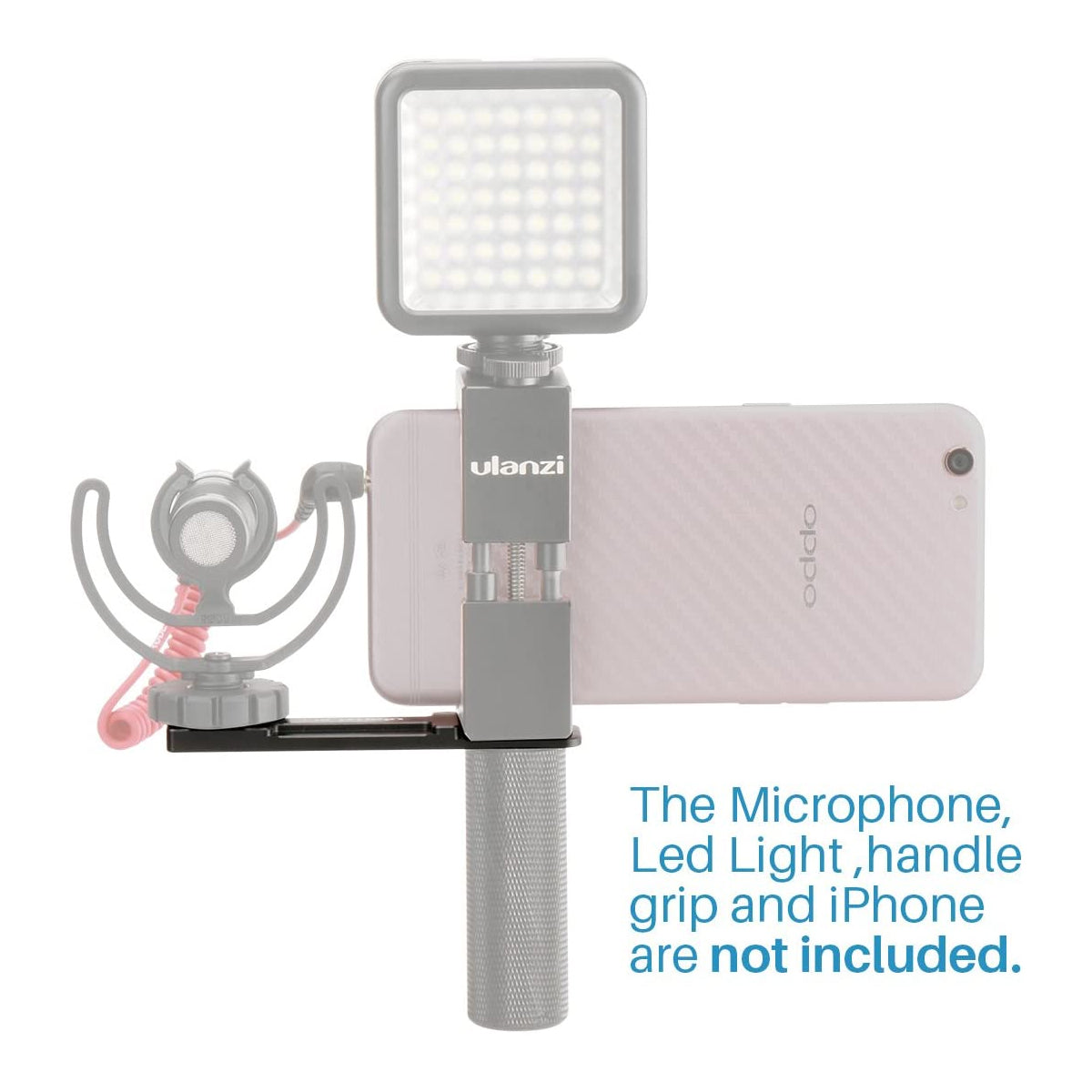 Ulanzi PT-1 Microphone Cold Shoe Plate Universal Aluminium PT1