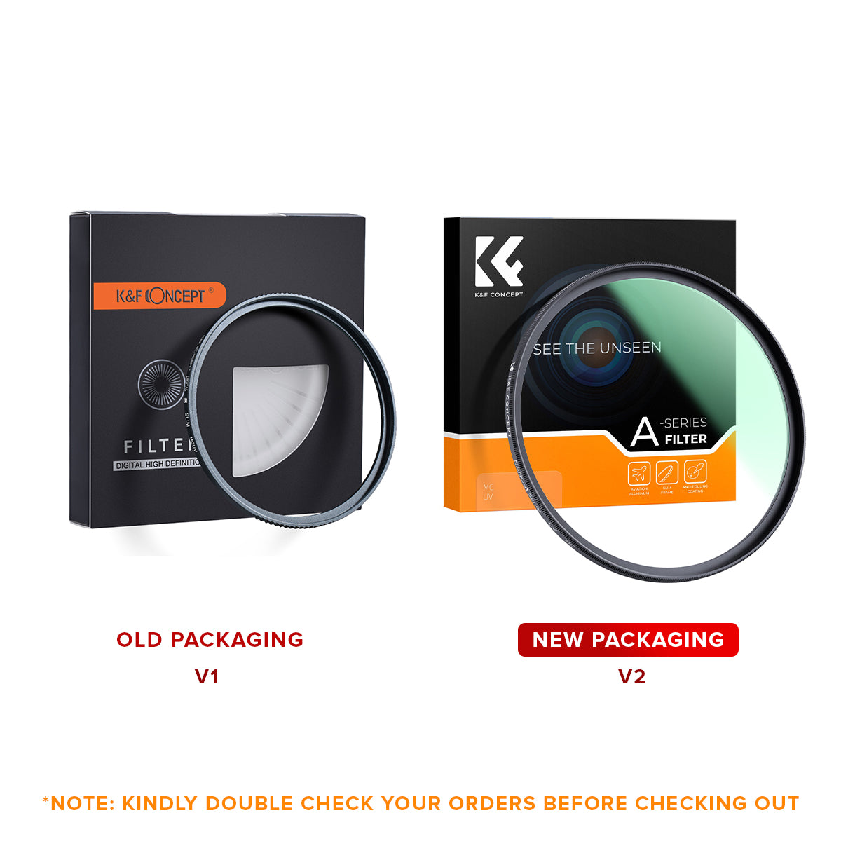 CLEARANCE KF FILTER UV FILTER, SLIM GREEN MULTICOATED 52MM