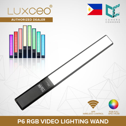LUXCEO P6 LED Video Light Wand APP Control Full Color 12 Lighting Mode, CRIÃ¢ÂÂ¥95