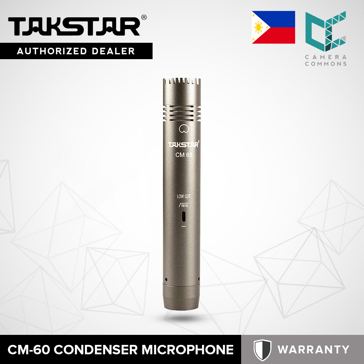 Takstar CM-60 Professional Recording Condenser Microphone for Musical Instrument TV Radio CM60