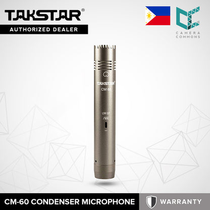 Takstar CM-60 Professional Recording Condenser Microphone for Musical Instrument TV Radio CM60
