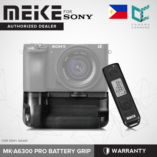 MEIKE MK-A6300 Pro Battery Grip 2.4G Wireless Remote Control for Sony A6300 A6000