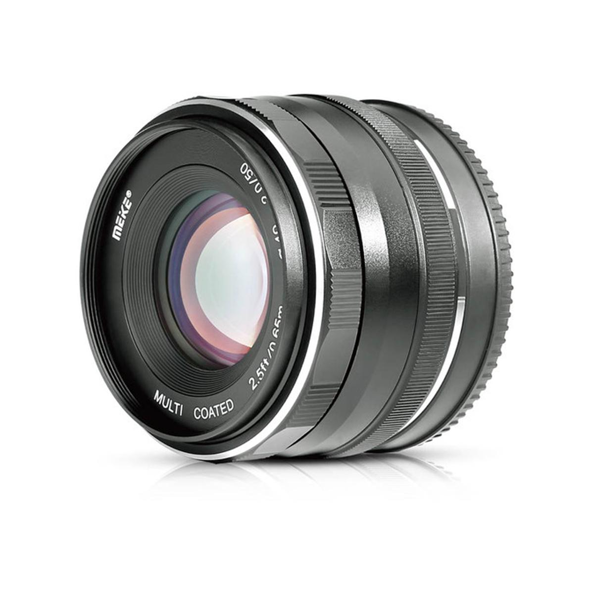 MEIKE 50mm f/2.0 Fixed Manual Focus Lens for Canon EF-M