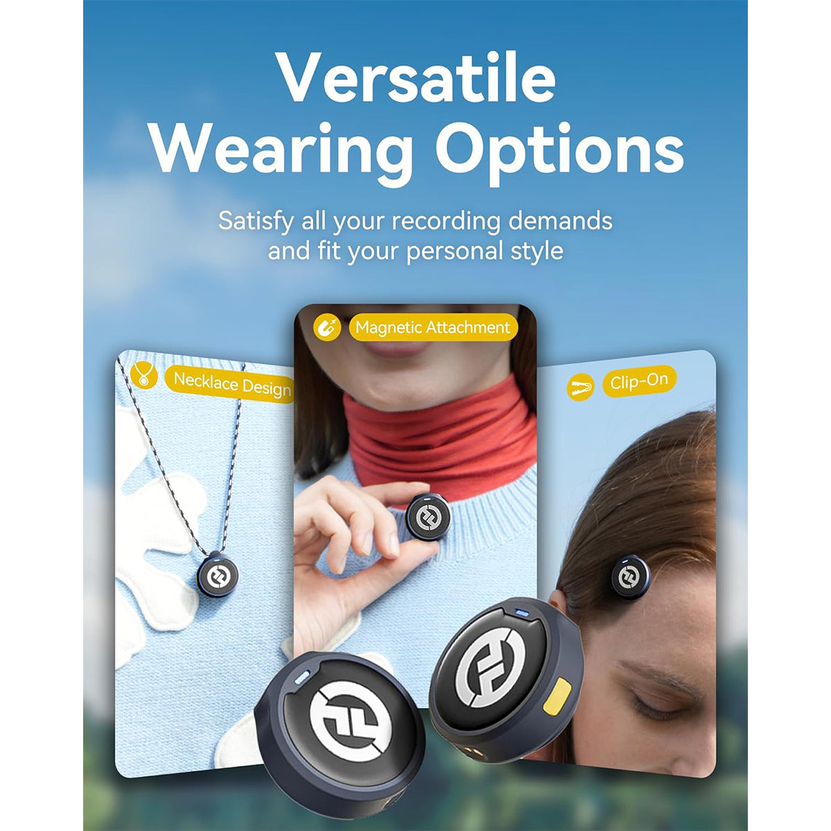 CLEARANCE Hollyland Lark M2 DUO Wireless Mini Microphone Button Mic Tiny Audio Equipment Combo