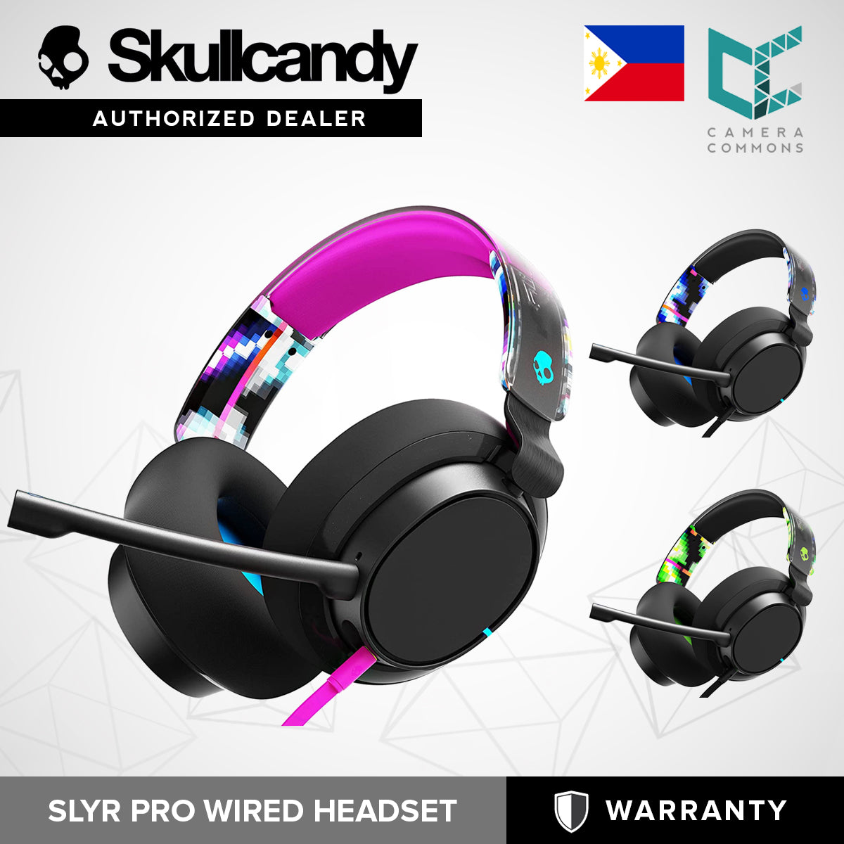 CLEARANCE SkullCandy SLYR Wired Black Pink