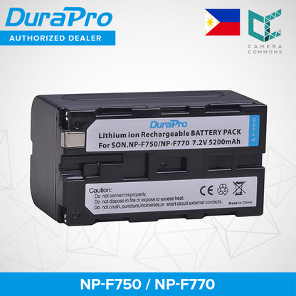 DuraPro 5200mAH NP-F750 NP-F770 Camera Battery