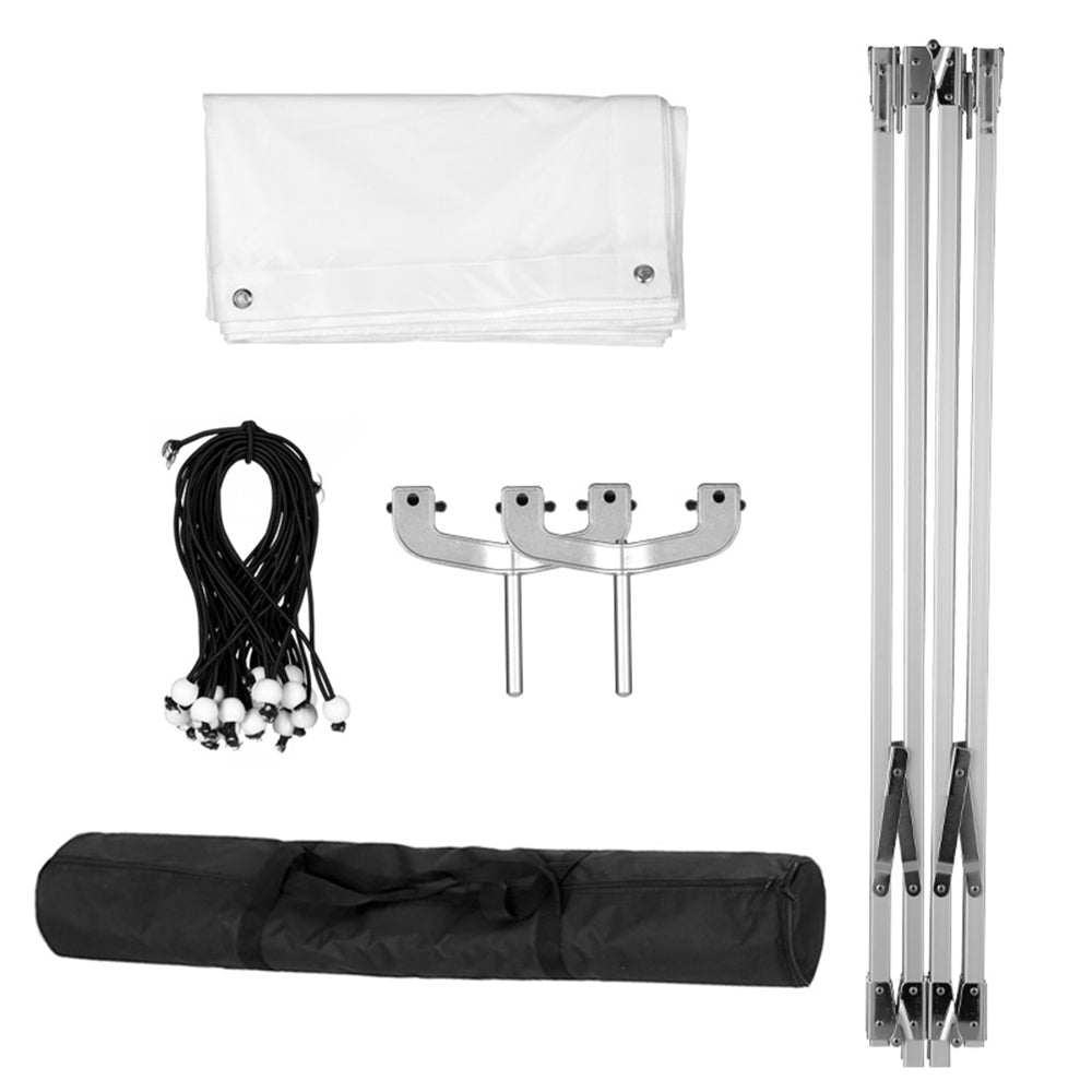STUDIOMATE SM49 2.4x2.4m Butterfly Scrim Kit with Cloth for Studio Photography