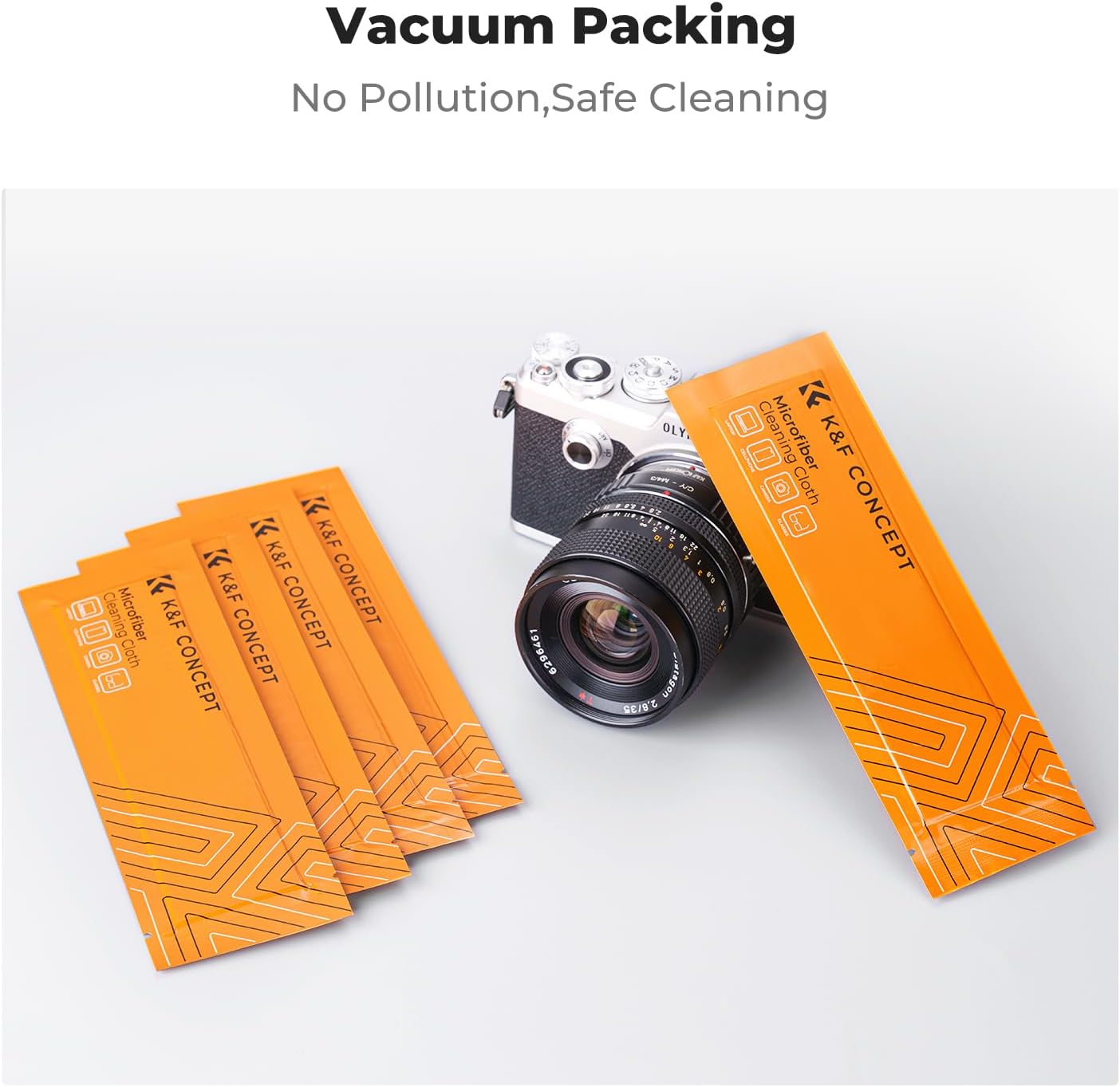 K&F Concept 15x15cm Microfiber Cleaning Cloth Kit White 20pcs Pack Clean Equipment 1615