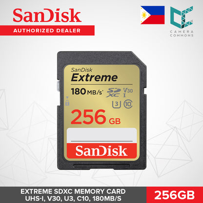 SanDisk Extreme SDHC SDXC SD Memory Card UHS-1 V30 U3 C10 100MB/s 16GB 32GB 64GB 128GB 256GB