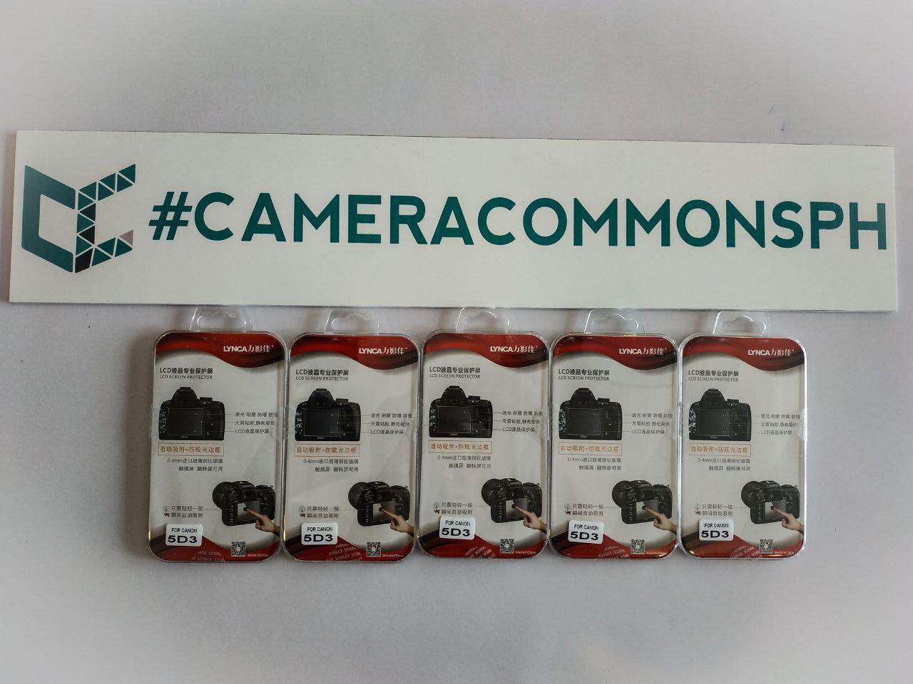 Lynca Tempered Protective Glass Screen Protector for 5D3 5D Mark III Canon