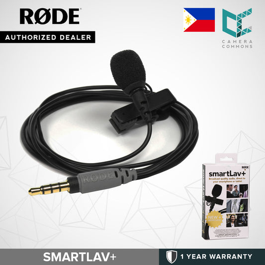 Rode smartLav+ Lavalier Condenser Microphone for Smartphones Smart Lav Plus Audio