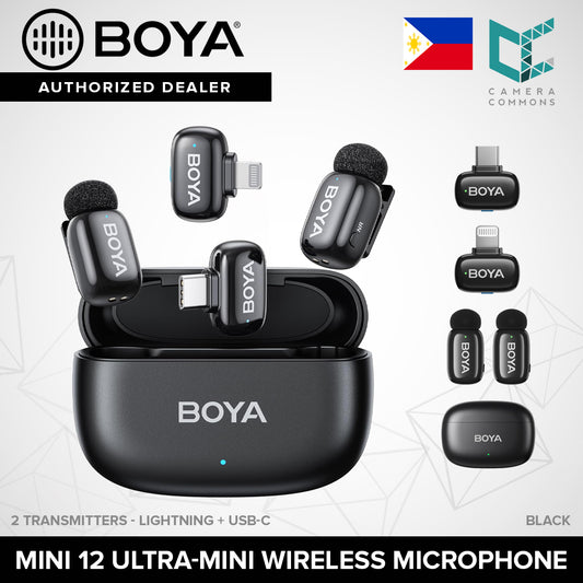 BOYA Mini Ultra-Mini Wireless Microphone System Tiny 2.4 GHz for Smartphone Mini12 Mini13ÃÂ Mini14ÃÂ Mini15